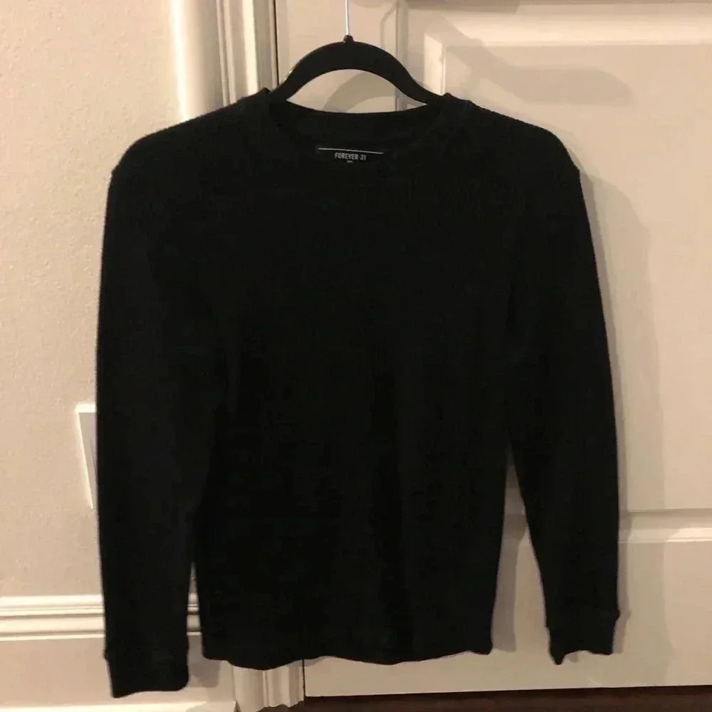 Forever 21 Waffle Knit Long Sleeve